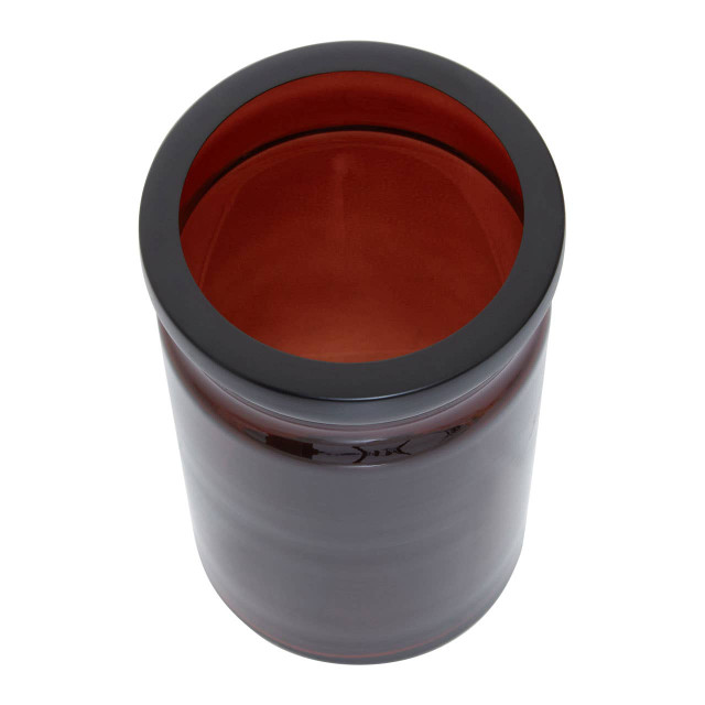 Premier Housewares Allegra Kiara Brown Glass Bathroom Tumbler