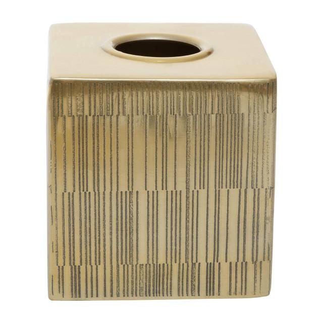 premier housewares Allegra LineEffect Gold Tissue Box