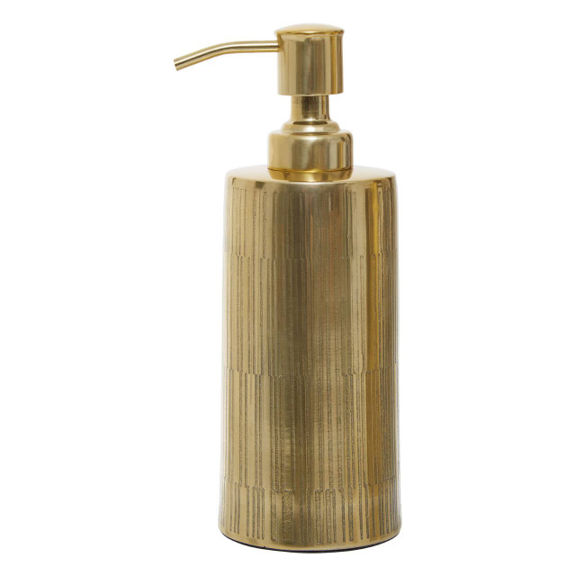 premier housewares Allegra Metallic Gold Soap Dispenser