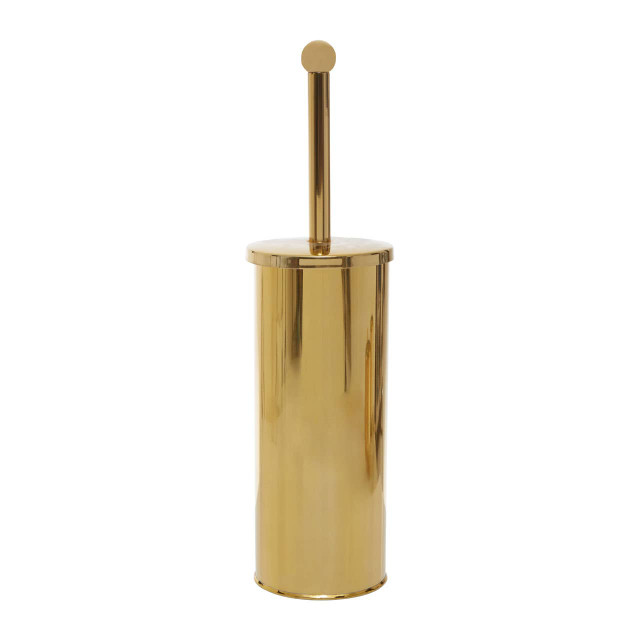 premier housewares Allegra Stainless Steel Toilet Brush With Gold Detail