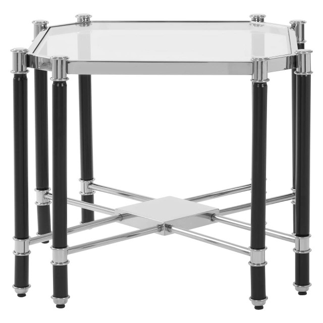 premier housewares Allessi Silver Chrome Finish End Table
