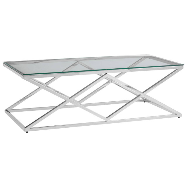 Premier Housewares Allure Inverted Prism Base Coffee Table