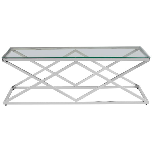 premier housewares Allure Inverted Prism Base Coffee Table