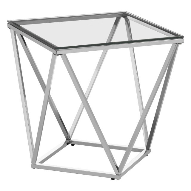 Premier Housewares Allure Small Inverted Prism End Table