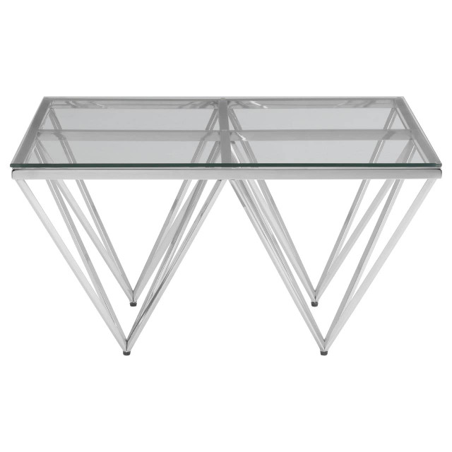 premier housewares Allure Tempered Glass Coffee Table