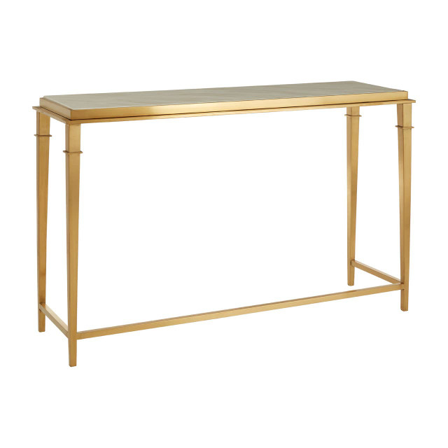Premier Housewares Alvaro Console Table With White Marble Top
