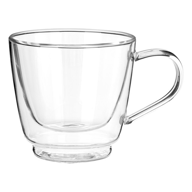 Premier Housewares Amari Double Wall Glass Mug 190ml