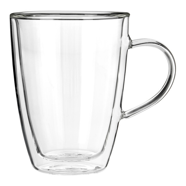 Premier Housewares Amari Double Wall Glass Mug 330ml
