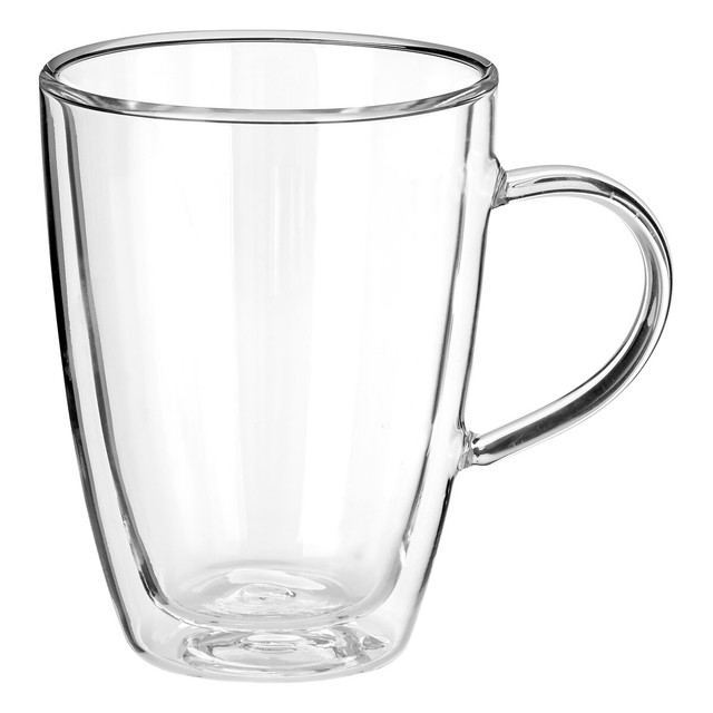 Premier Housewares Amari Double Wall Glass Mug 330ml