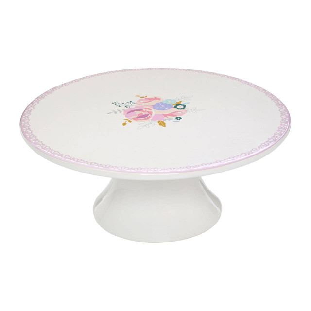 Premier Housewares Amelie Floral Pattern Cake Stand