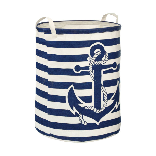premier housewares Anchor Blue And White Laundry Bag
