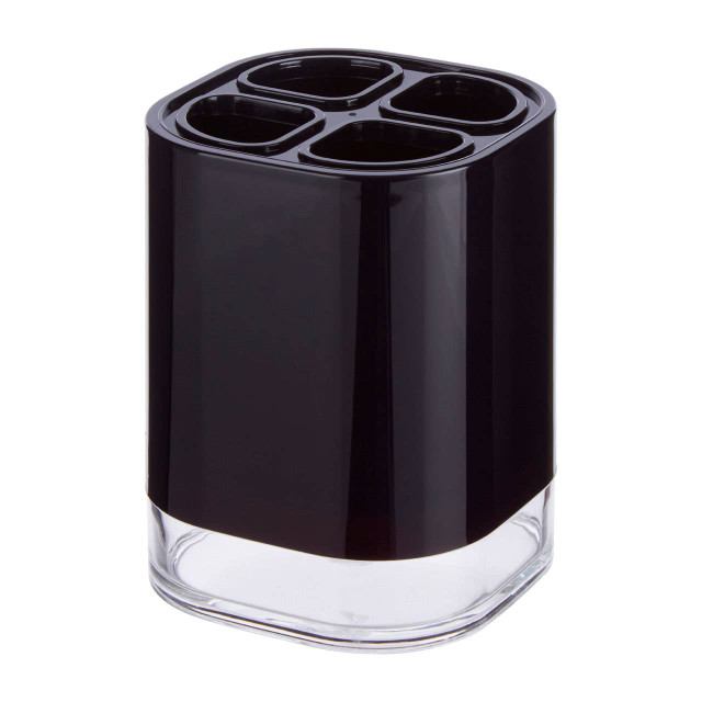 Premier Housewares Ando Black Acrylic Toothbrush Holder