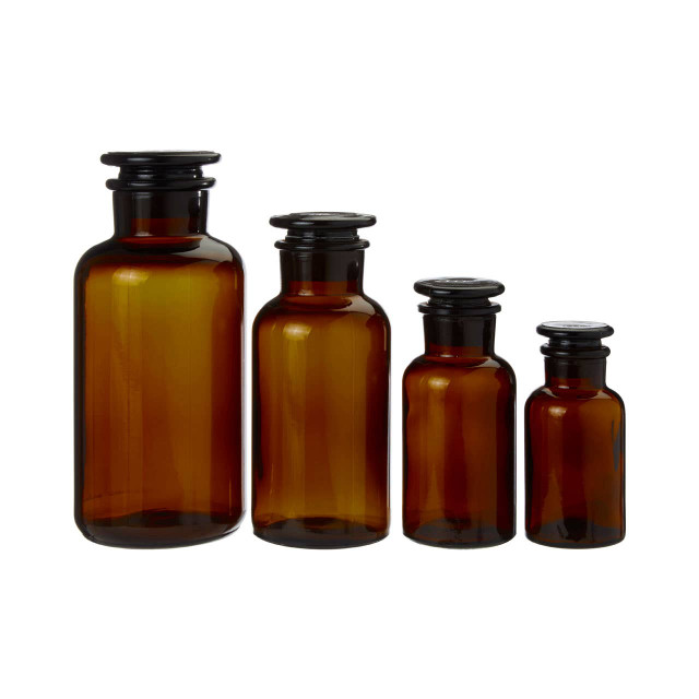 Premier Housewares Apothecary Extra Small Amber Glass Bottle