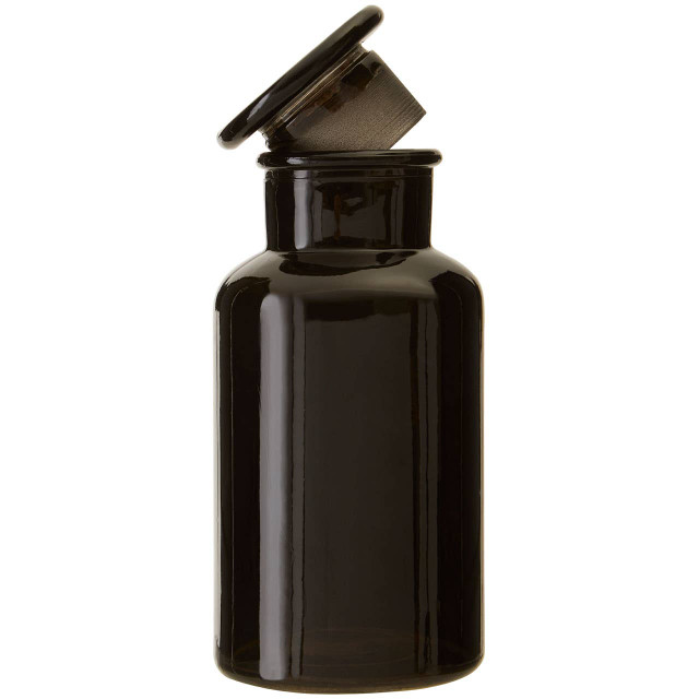 Premier Housewares Apothecary Large Black Reagent Bottle