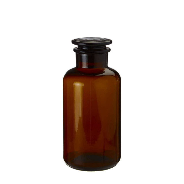 premier housewares Apothecary Small Amber Glass Bottle