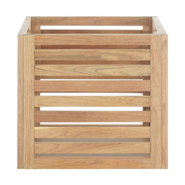 Premier Housewares ARLA Small Walnut Wood Storage Box