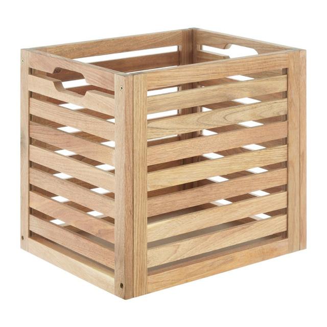 Premier Housewares ARLA Small Walnut Wood Storage Box