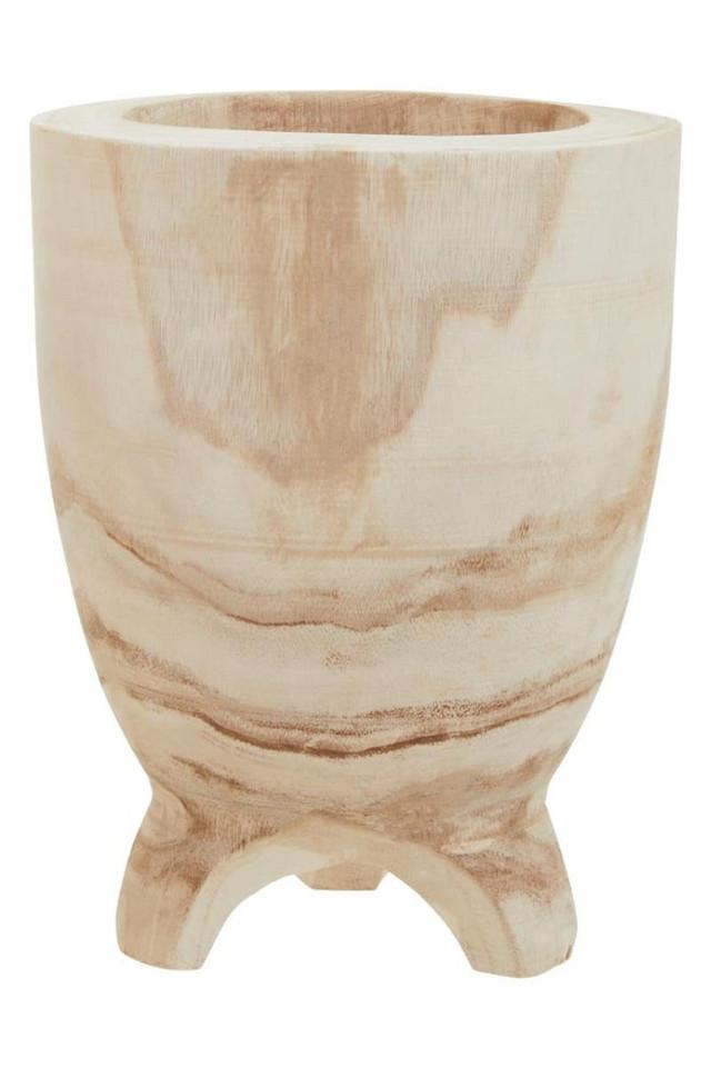 premier housewares Arlo Large Natural Wooden Planter