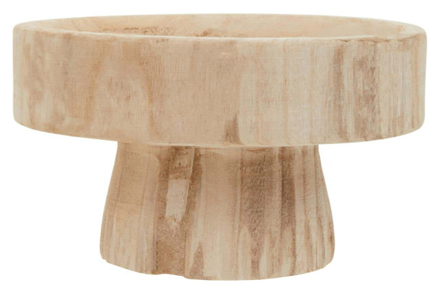 Premier Housewares Arlo Natural Engraved Round Bowl