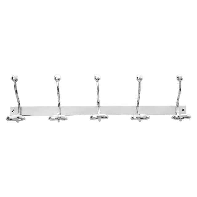 Premier Housewares Arris 10 Hook Aluminium Wall Mounted Hanger