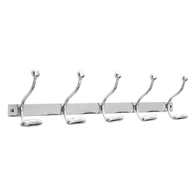 Premier Housewares Arris 10 Hook Aluminium Wall Mounted Hanger