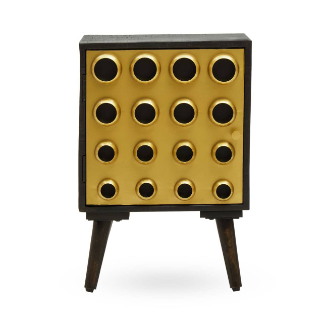 Premier Housewares Arti Mango Wood One Door Cabinet