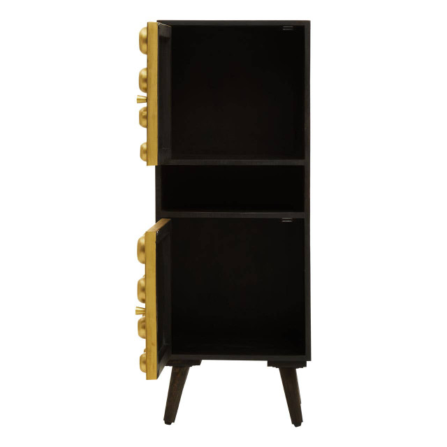 Premier Housewares Arti Mango Wood Two Door Tall Cabinet