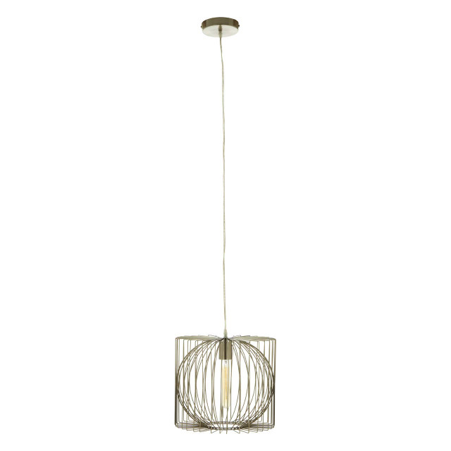 Premier Housewares Aselo Silver Finish Pendant Light