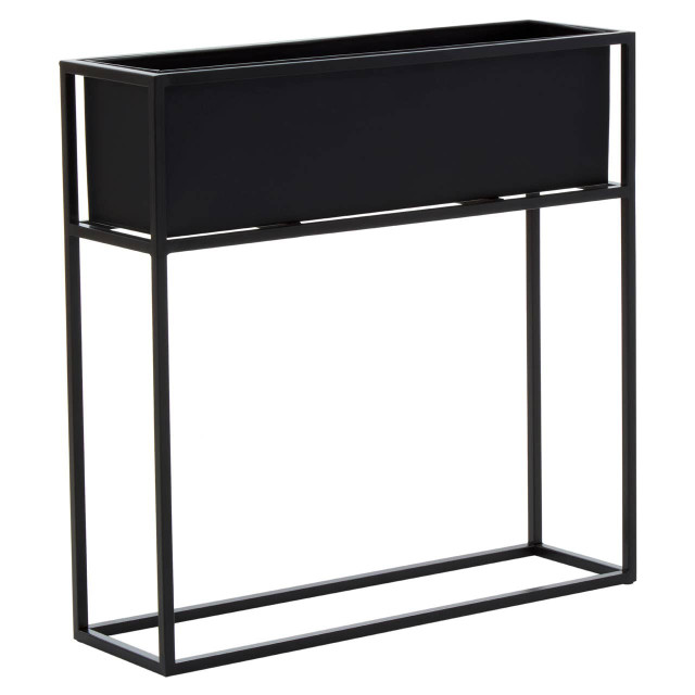 Premier Housewares Asher Floor Standing Black Plant Box