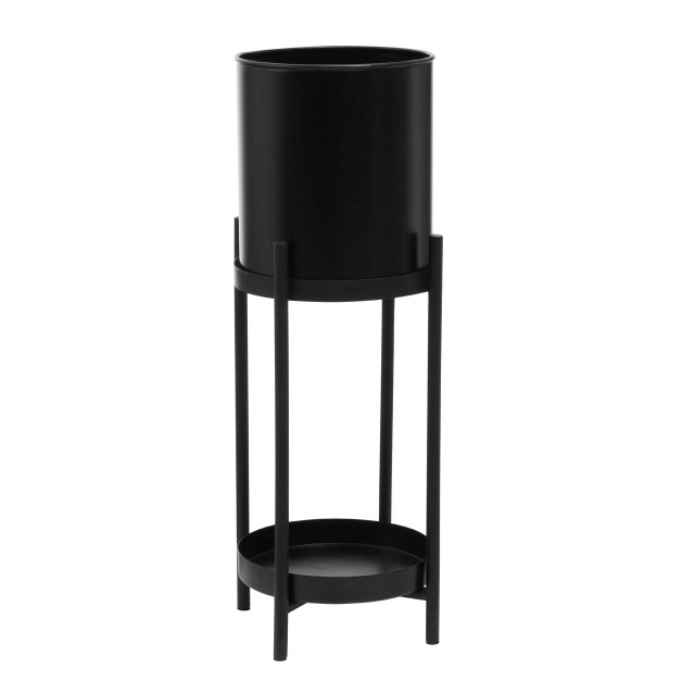 Premier Housewares Asher Two Tier Black Plant Stand