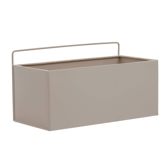 premier housewares Asher Wall Plant Box Grey Natural