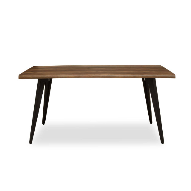 Premier Housewares Assia Dark Wood Veneer Dining Table