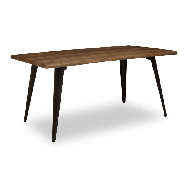 Premier Housewares Assia Dark Wood Veneer Dining Table