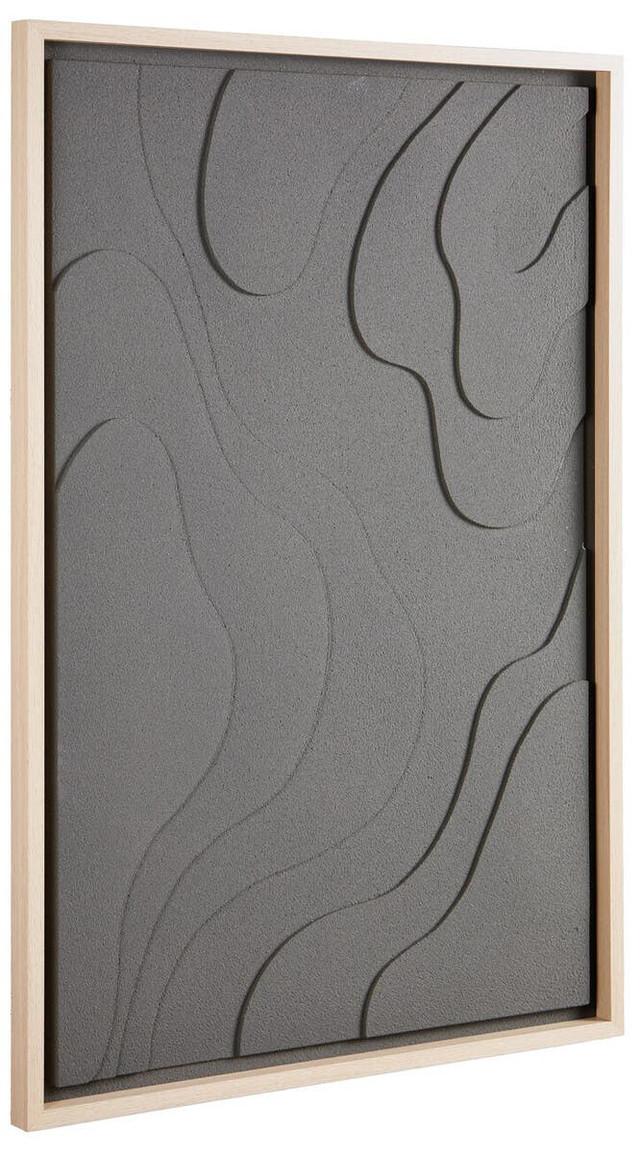 premier housewares Astratto 3D Effect Green Wall Art