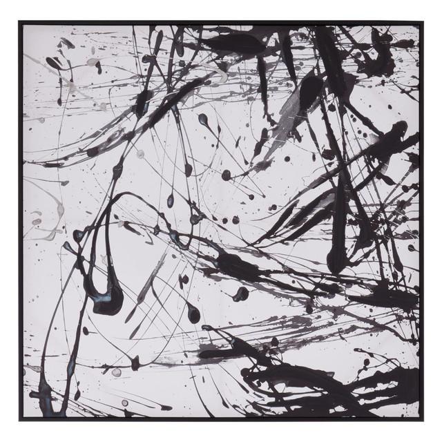 Premier Housewares Astratto Black And White Wall Art