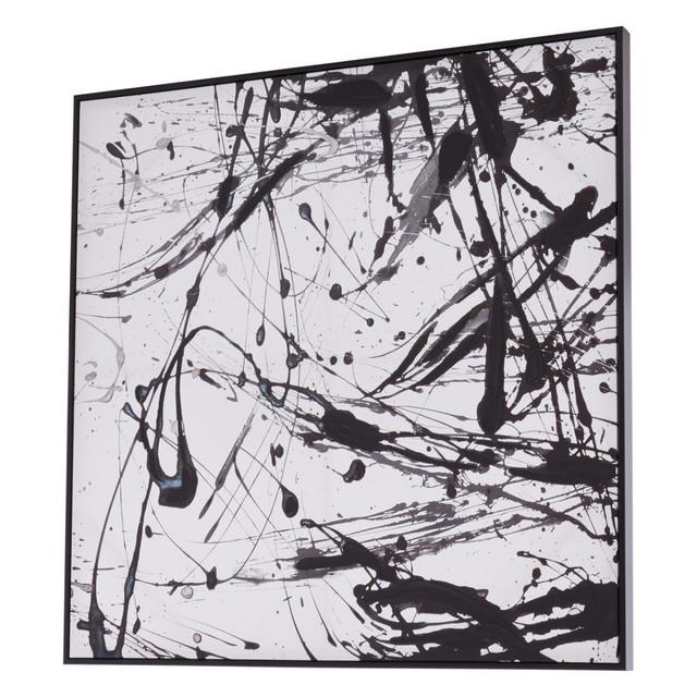 Premier Housewares Astratto Black And White Wall Art