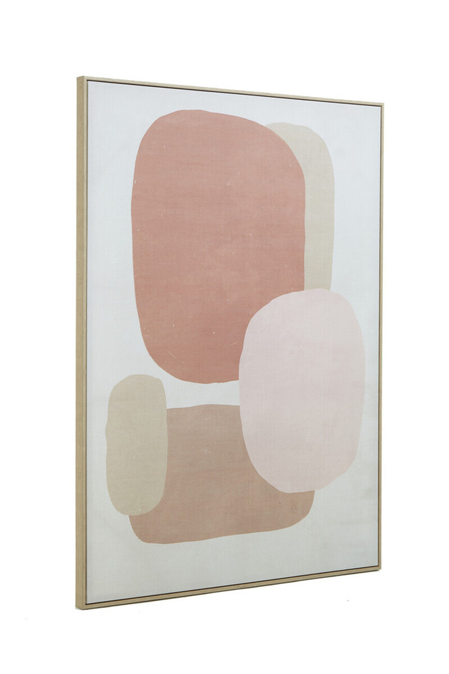 Premier Housewares Astratto Canvas Natural Wall Art