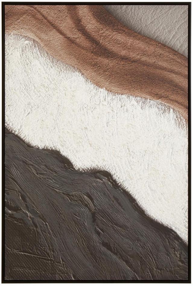 premier housewares Astratto Earthy Tones Textured Wall Art