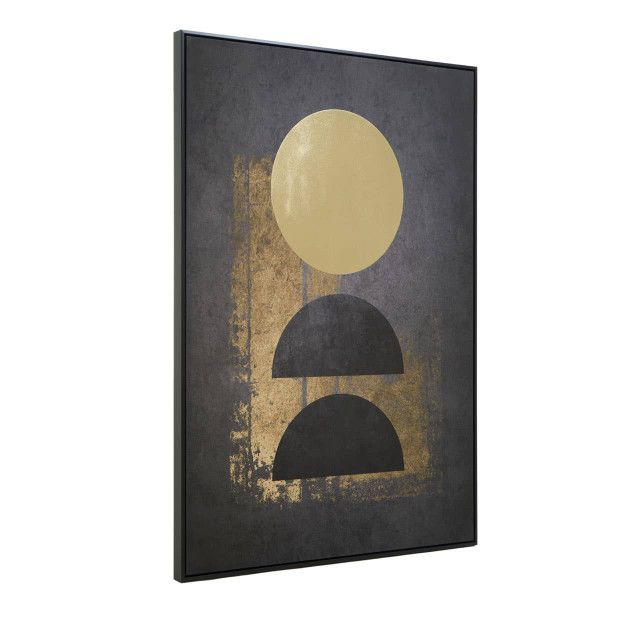 Premier Housewares Astratto Gold Foil Canvas Wall Art