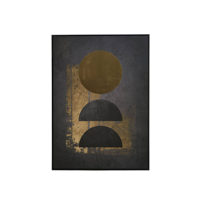 premier housewares Astratto Gold Foil Canvas Wall Art