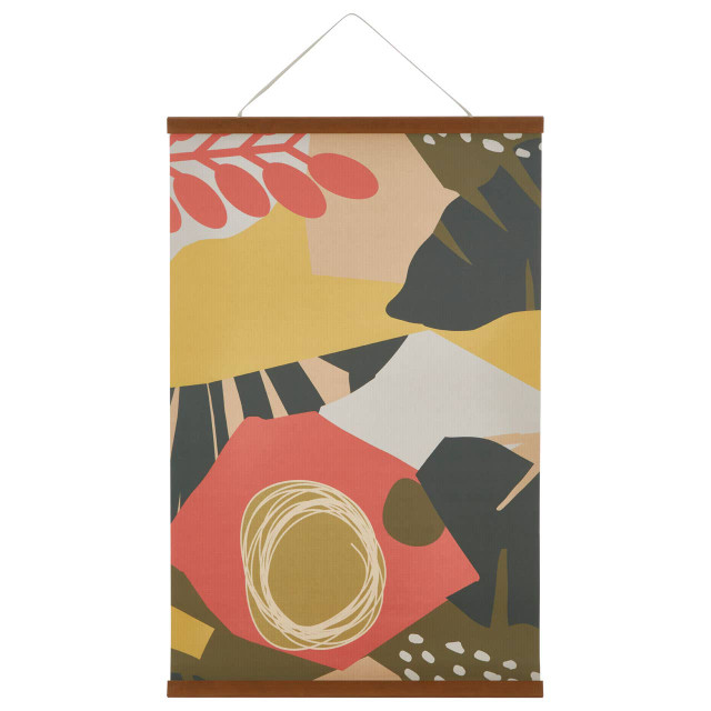 premier housewares Astratto Kakemono Canvas Wall Art