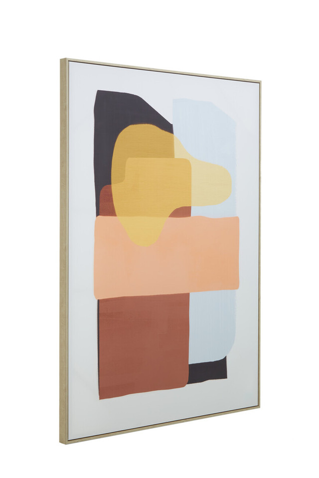 Premier Housewares Astratto Multi Coloured Canvas Wall Art