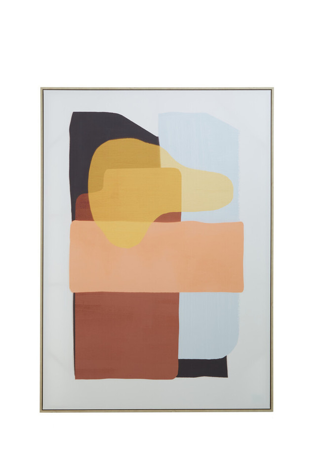 premier housewares Astratto Multi Coloured Canvas Wall Art