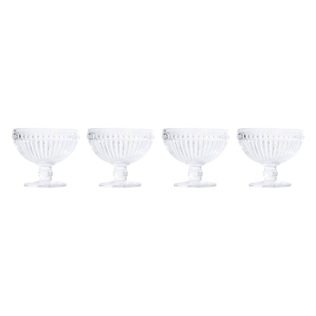 Premier Housewares Auclair Set Of Four Ice Cream Bowls