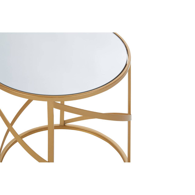 Premier Housewares Avantis Set Of 2 Loop Design Side Tables