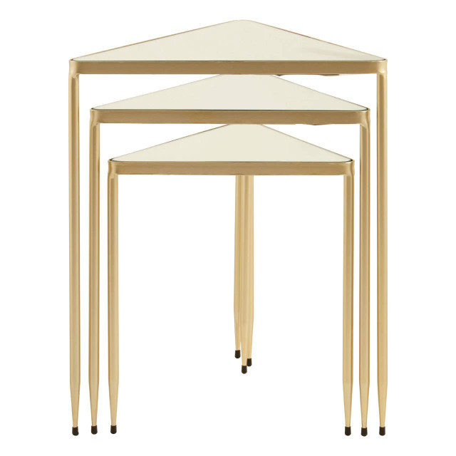 premier housewares Avantis Set of 3 Triangle Nesting Tables