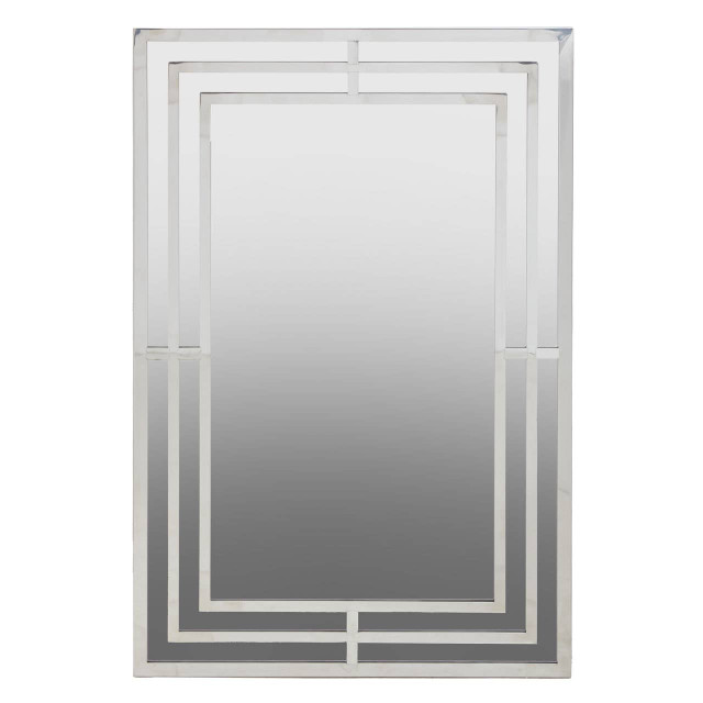 premier housewares Avelino Silver Frame Wall Mirror