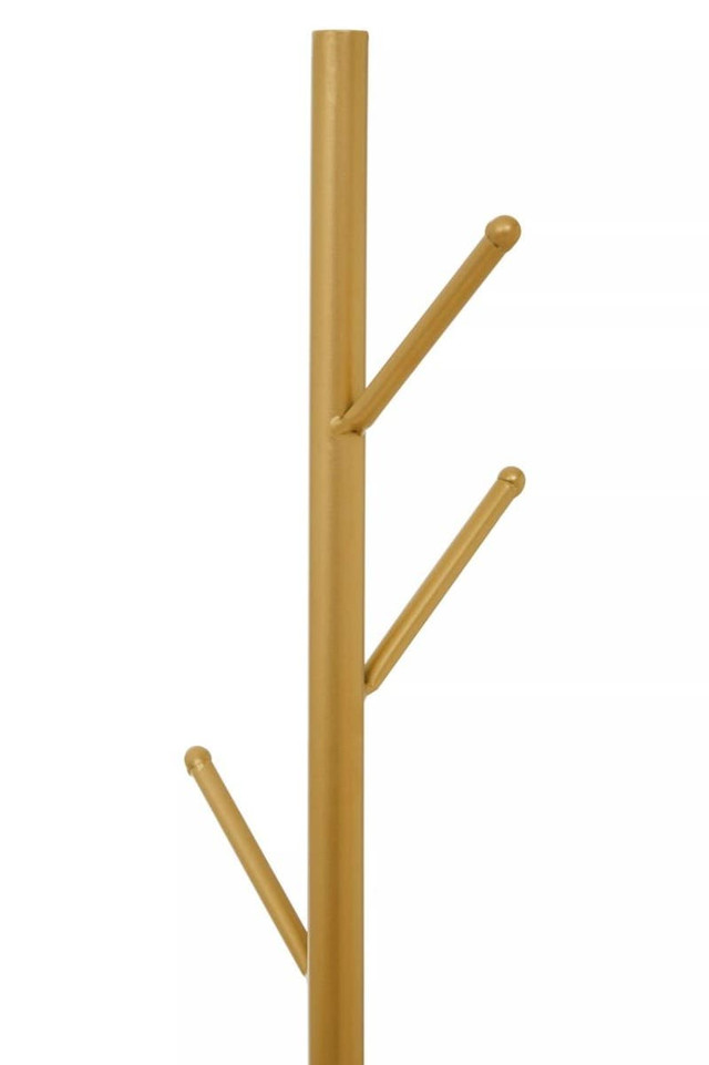 Premier Housewares Avento Gold And Black Coat Stand