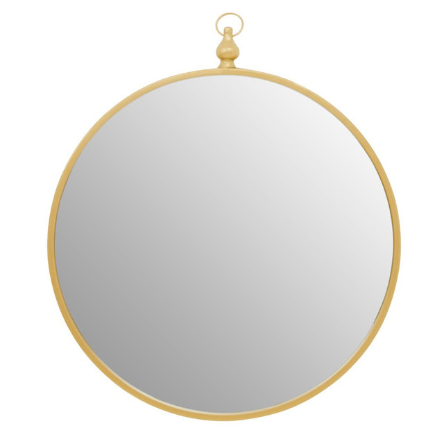 Premier Housewares Avento Gold Mirror With Circular Hook
