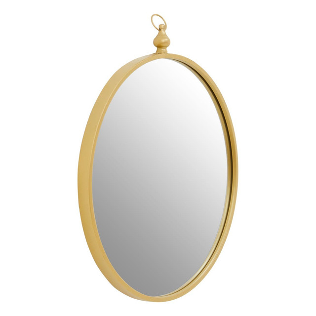Premier Housewares Avento Gold Mirror With Circular Hook